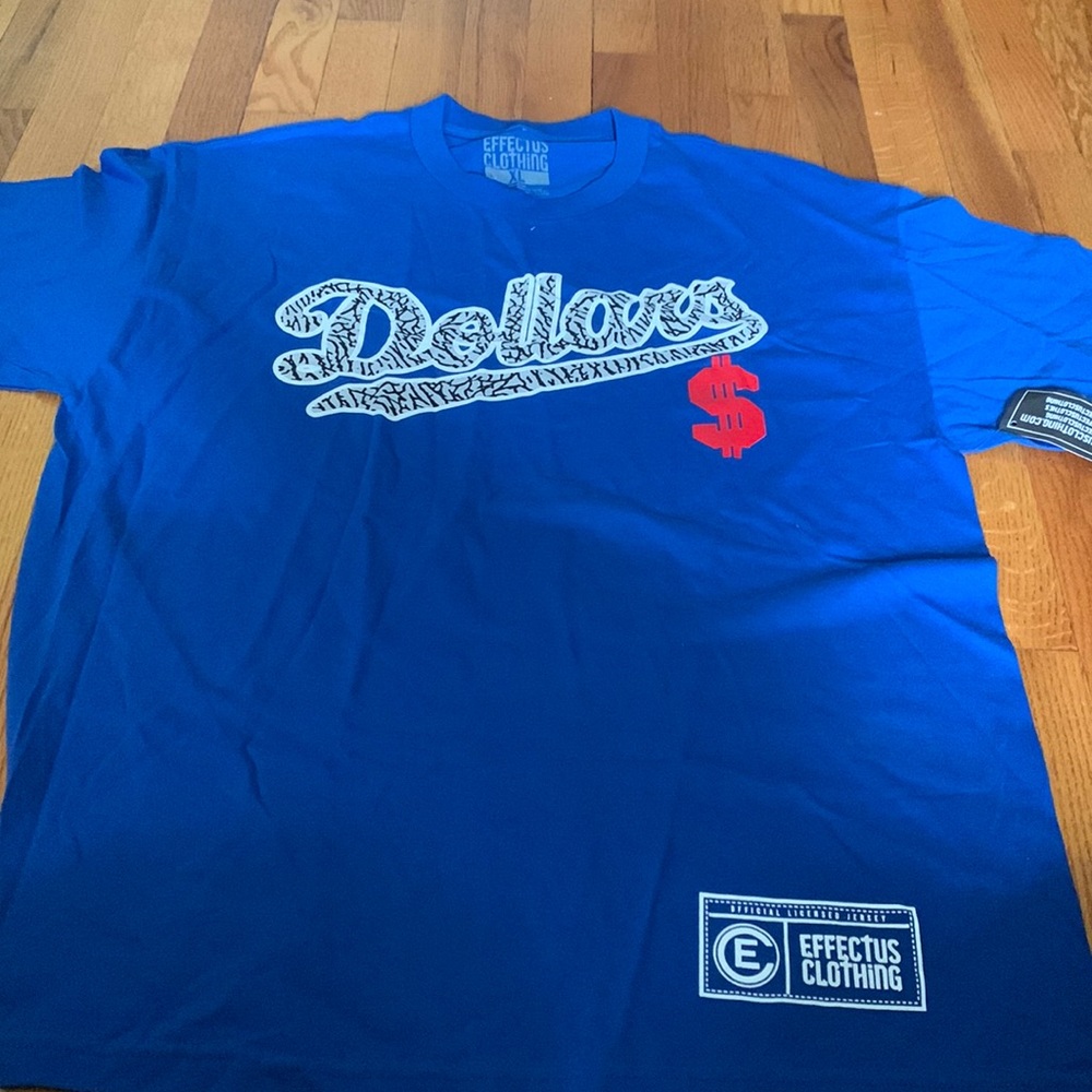 Men's blue graphic Tshirt